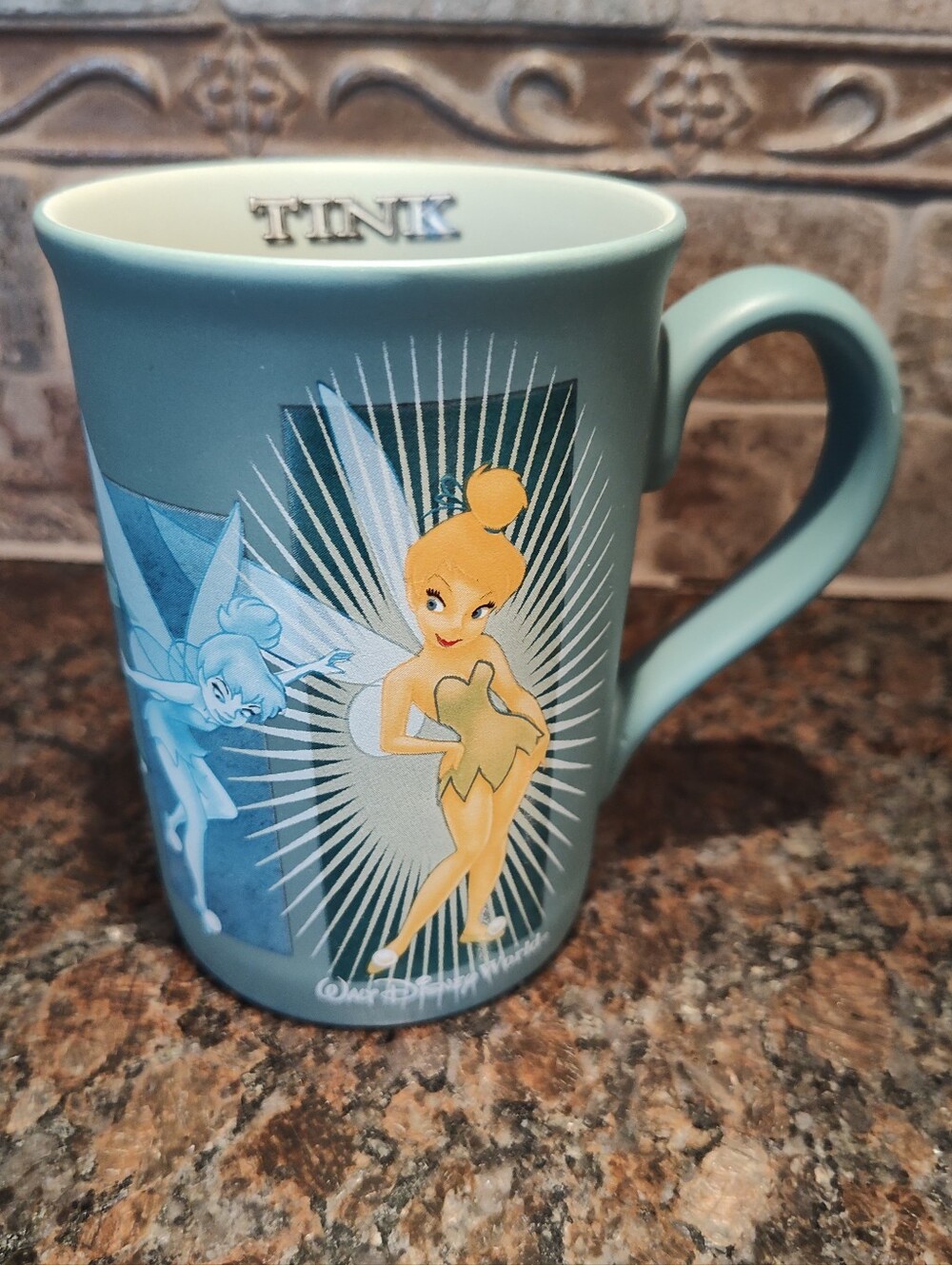 Disney Tink (Tinkerbell) Ceramic Mug - Teal, 12 oz